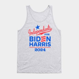 Independents For Biden 2024 Tank Top